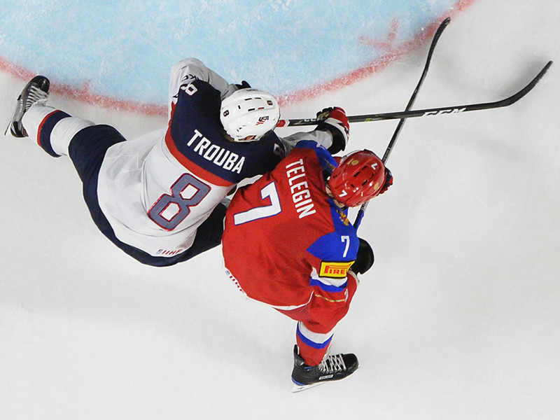 Сборная России со счетом 3:5 уступила команде США в заключительном матче группового этапа чемпионата мира по хоккею