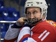Путин вновь вышел на лед в матче Ночной хоккейной лиги и забросил семь шайб