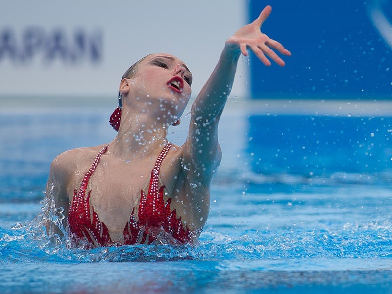 Олимпийская чемпионка в синхронном плавании россиянка Светлана Колесниченко впервые в карьере победила на чемпионате мира в качестве солистки, выиграв в сольной технической программе
