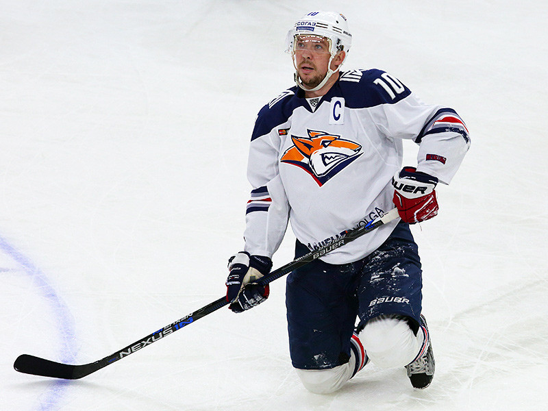 Сергей Мозякин - первый игрок в истории КХЛ, набравший 600 очков