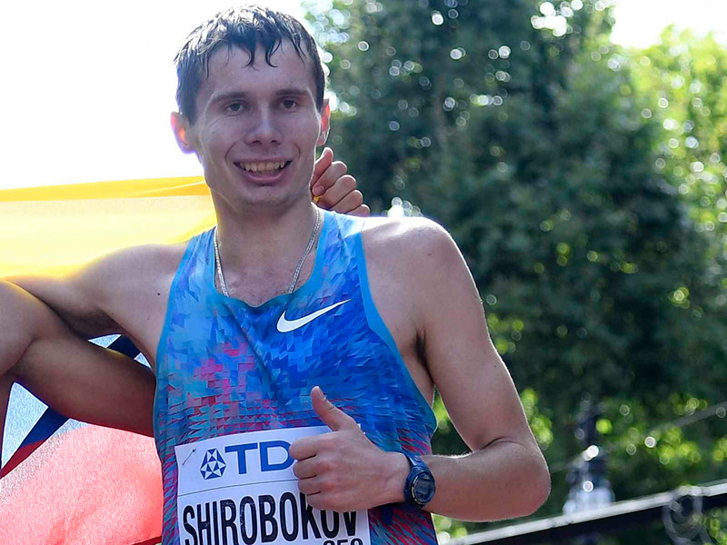 Российский скороход Сергей Широбоков выиграл серебро лондонского чемпионата мира