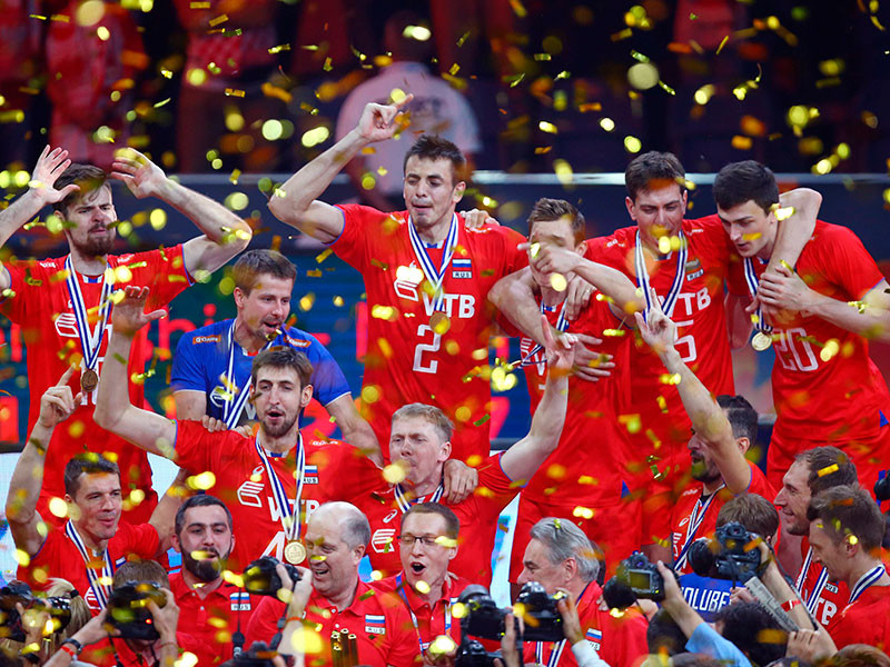 Российские волейболисты во второй раз стали чемпионами Европы