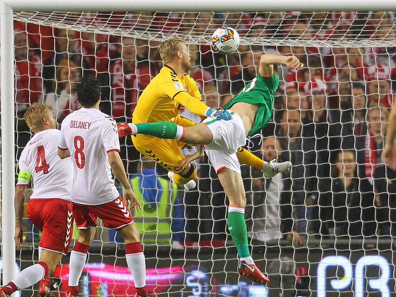 Дания разгромила Ирландию и пробилась на чемпионат мира по футболу