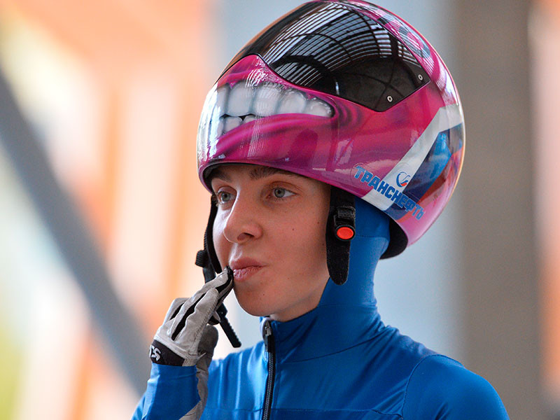 Российская скелетонистка Елена Никитина заняла первое место на втором этапе Кубка мира в американском Парк-Сити
