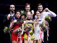 Российские пары заняли весь пьедестал на чемпионате Европы по фигурному катанию