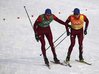 Российские лыжники выиграли серебро в олимпийской эстафете