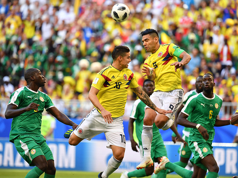 Сборная Колумбии обыграла команду Сенегала в матче третьего, заключительного тура группового этапа чемпионата мира по футболу