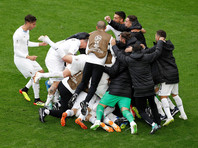 Сборная Уругвая одержала победу над командой Египта в матче первого тура группового этапа чемпионата мира по футболу