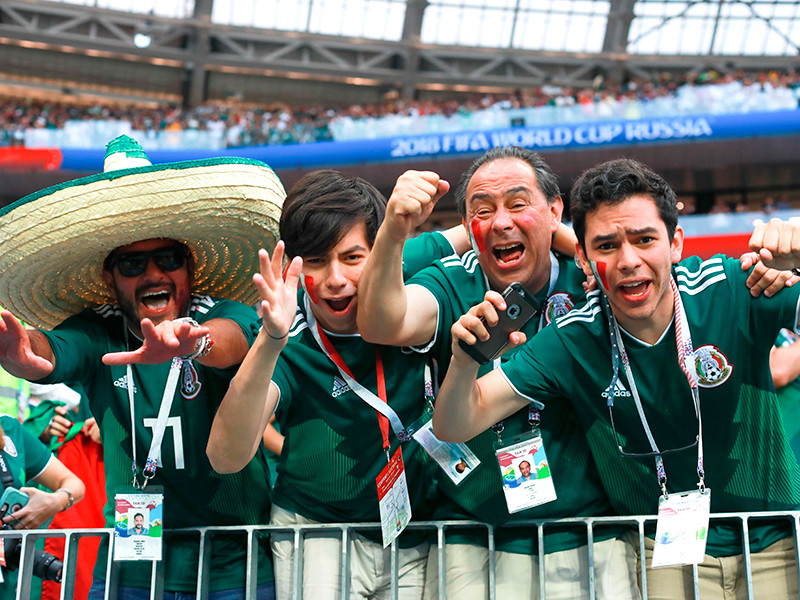 На московском стадионе "Лужники" состоялся матч футбольного чемпионата мира, в котором встретились сборные Германии и Мексики, выступающие в группе F
