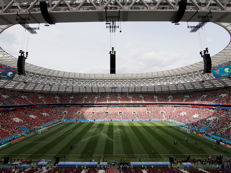 Стадион "Лужники" перед матчем открытия ЧМ-2018