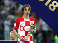 Хорват Лука Модрич получил "Золотой мяч" лучшему игроку чемпионата мира по футболу
