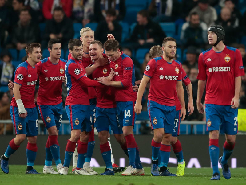 Футболисты ЦСКА завершили выступление в еврокубках исторической победой над "Реалом
