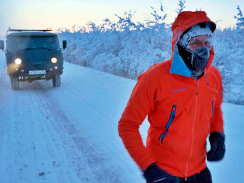 Молдавский экстремал пробежал марафон при рекордно низкой температуре
