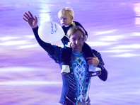 Евгений Плющенко с сыном Александром, 6 января 2015 года