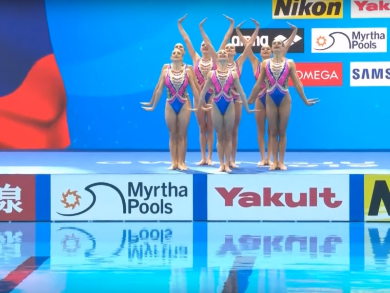 Российские синхронистки защитили титул чемпионок мира в технической программе групп