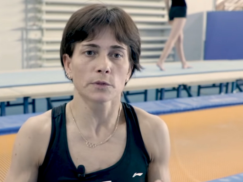 Олимпийская чемпионка 1992 года по спортивной гимнастике Оксана Чусовитина