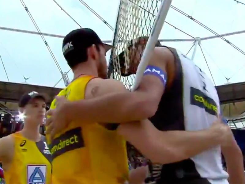 Красильников и Стояновский победили немцев в финале чемпионата мира по пляжному волейболу

