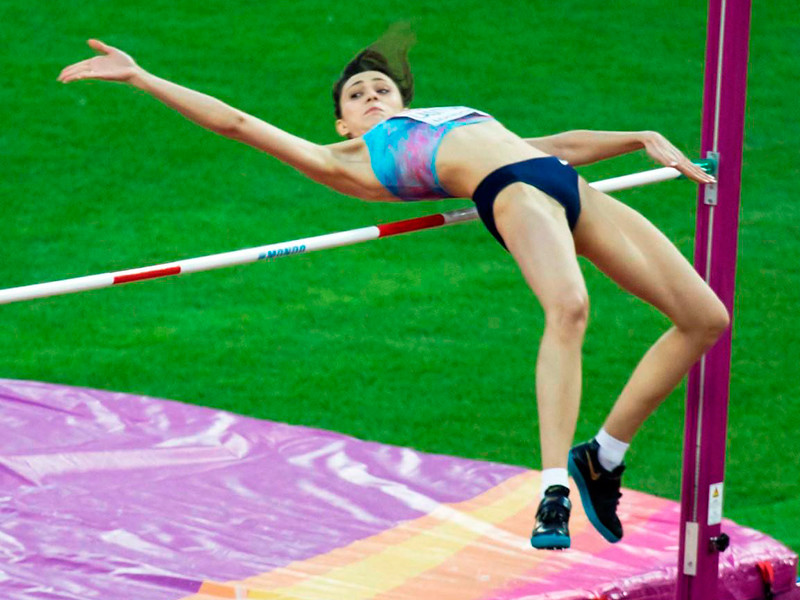Мария Ласицкене стала трехкратной чемпионкой мира в прыжках в высоту