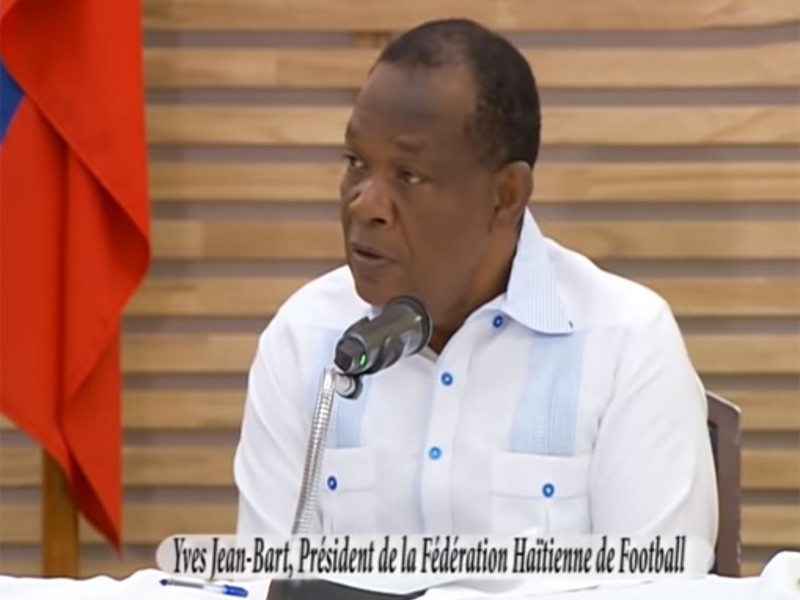 Международная федерация футбола (ФИФА) отстранила президента Федерации футбола Гаити Ива Жан-Барта от профессиональной деятельности в связи с открытым против него расследованием по обвинениям в изнасиловании юных футболисток