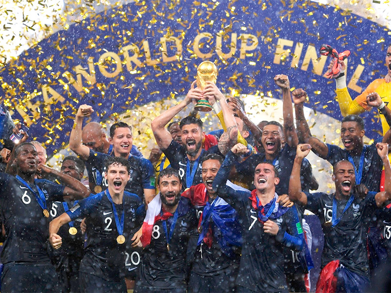 Церемония награждения победителей чемпионата мира по футболу – 2018