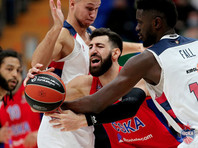 Баскетболисты ЦСКА победили "Басконию" в регулярном чемпионате Евролиги