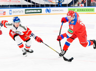 Российские хоккеисты обыграли чехов в матче Кубка Первого канала
