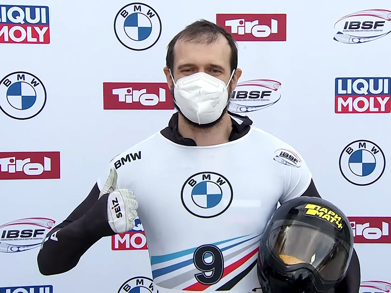 Скелетонист Александр Третьяков выиграл последний этап Кубка мира
