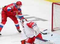 В Мальмё сборная России победила команду Чехии со счетом 7:4 (1:1, 1:2, 5:1) в матче третьего тура Шведских хоккейных игр и досрочно стала победителем Евротура

