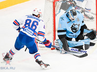 Хоккеисты СКА выиграли третий матч у минского "Динамо" в Кубке Гагарина