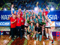Чемпионат России впервые выиграли волейболистки калининградского "Локомотива"