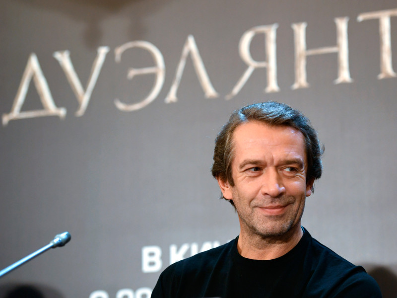 Актер Владимир Машков на пресс-конференции перед премьерой фильма режиссера Алексея Мизгирёва "Дуэлянт" в Москве, 21 сентября 2016 года