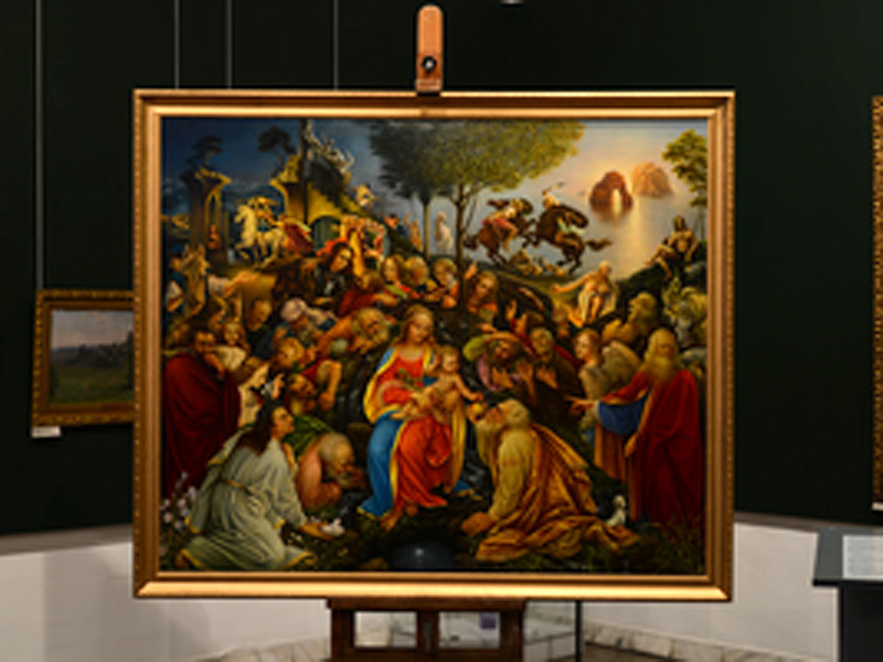 Кузбасский художник Дверин дописал неоконченную картину Леонардо да Винчи