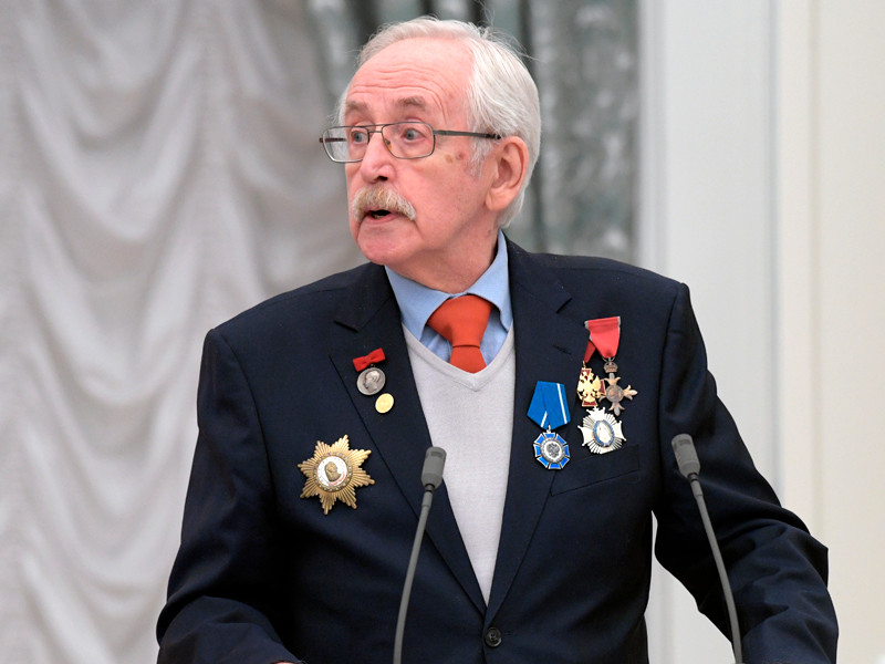 Василий Ливанов во время церемонии вручения государственных наград, 26 января 2017 года