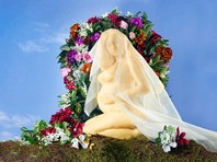 Британский скульптор создал из сыра статую беременной Бейонсе