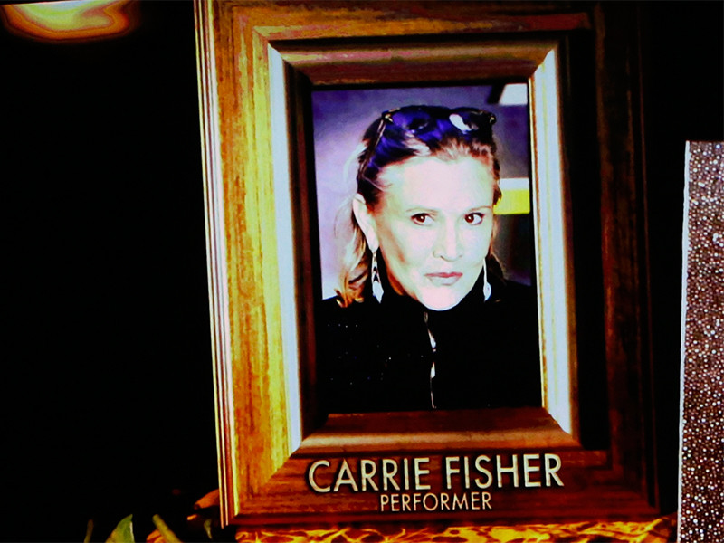 Кэрри Фишер посмертно награждена премией "Грэмми"
