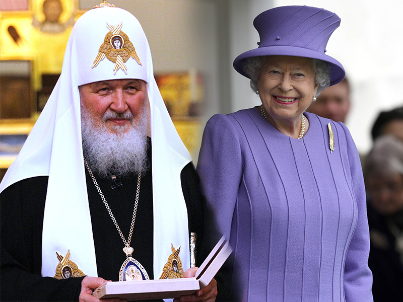 Королева Великобритании Елизавета II приняла в Букингемском дворце в Лондоне Патриарха Московского и всея Руси Кирилла