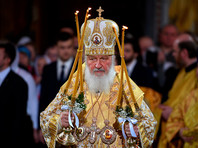 Патриарх Московский и всея Руси Кирилл на Рождественском богослужении в храме Христа Спасителя в Москве