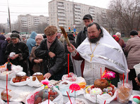 Пасха вошла в тройку самых популярных праздников в России