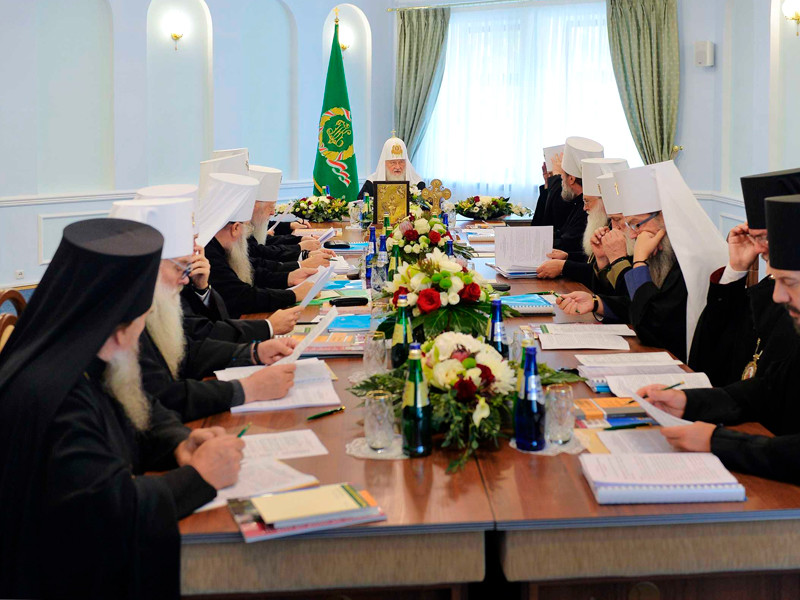 Заседание Священного Синода РПЦ в Минске