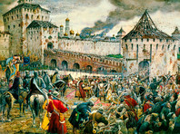 Картина "Изгнание поляков из Кремля" Эрнеста Лисснера