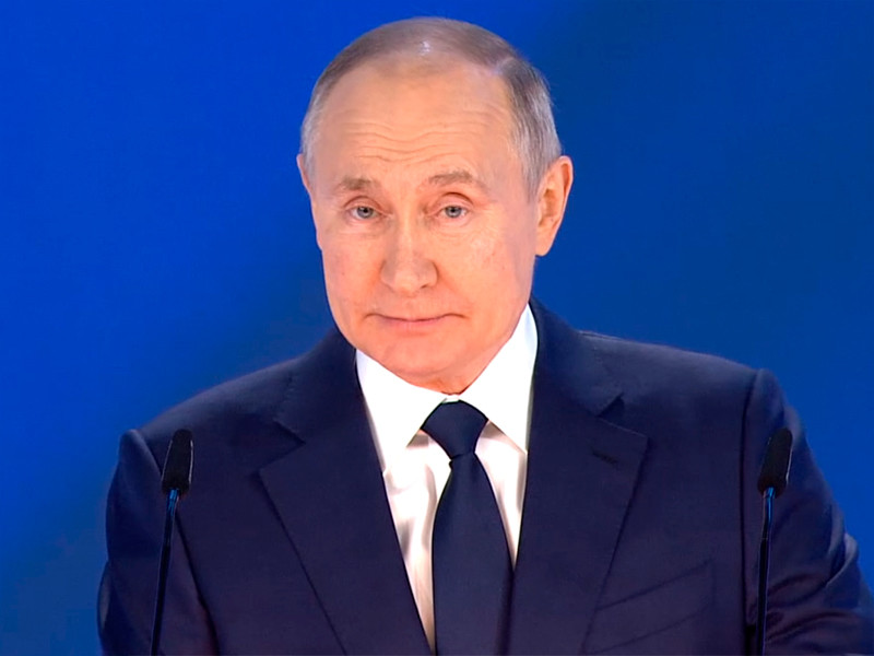 21 апреля Владимир Путин обратился с посланием к Федеральному собранию