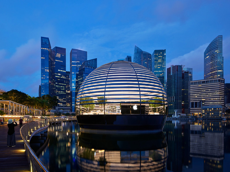 Apple откроет в Сингапуре плавучий магазин