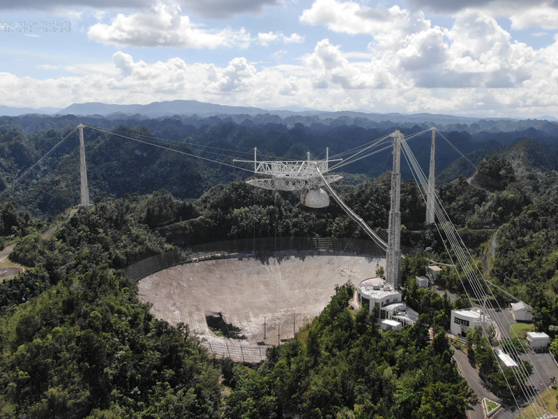 Радиотелескоп Аресибо, ноябрь 2020 года