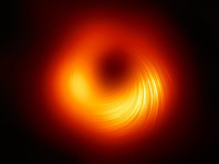 Астрономам удалось "увидеть" магнитные поля вокруг черной дыры