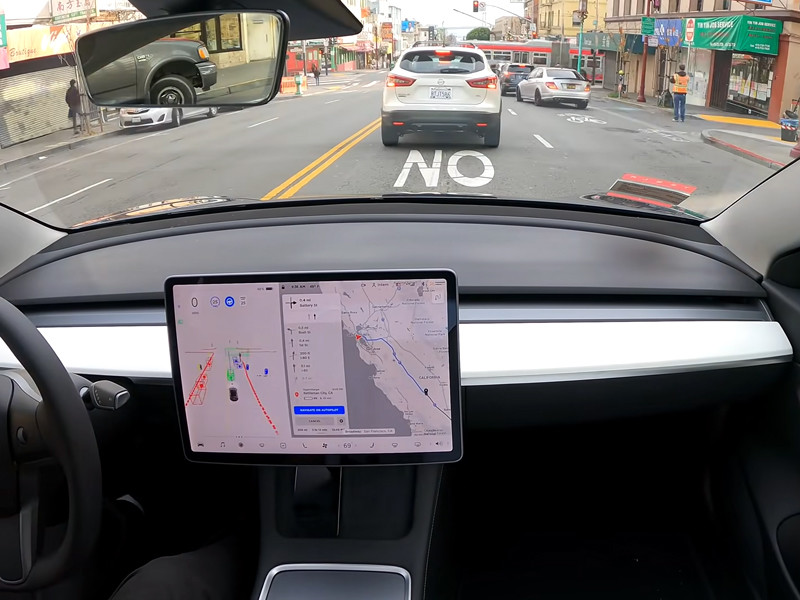 Электромобиль Tesla Model 3 проехал на автопилоте от Сан-Франциско до Лос-Анджелеса