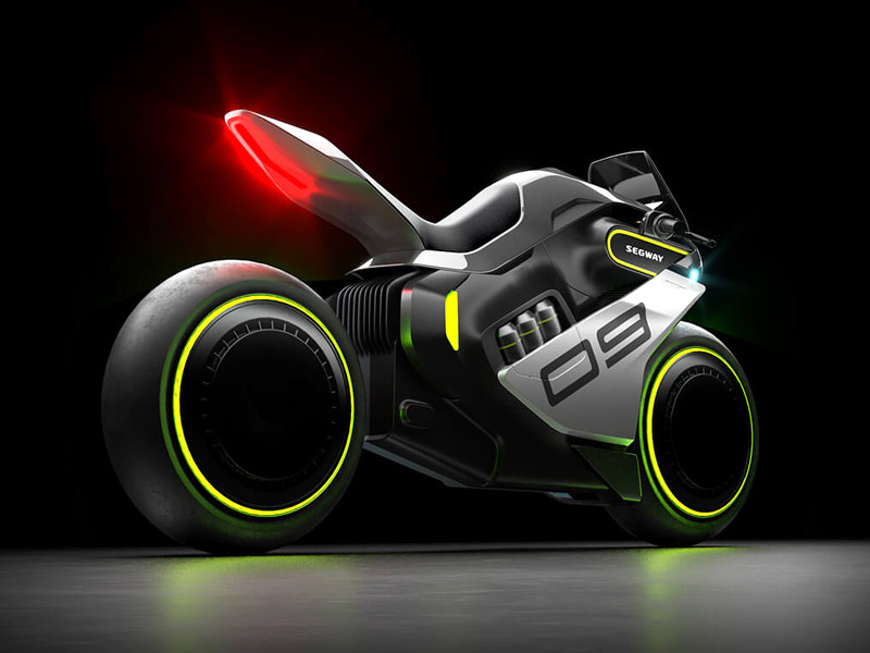 Компания Segway-Ninebot показала концепт водородного мотоцикла
