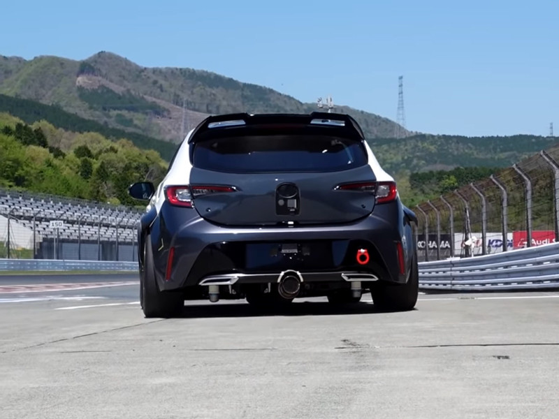 Toyota показала гоночную Corolla с водородным ДВС