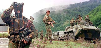 Россия создаст на границе с Грузией зону безопасности