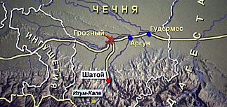 В Чечне взорван "КамАЗ" - 9 военнослужищих убиты