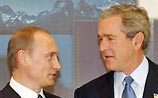 Путин встретился с Бушем и поздравил его с переизбранием